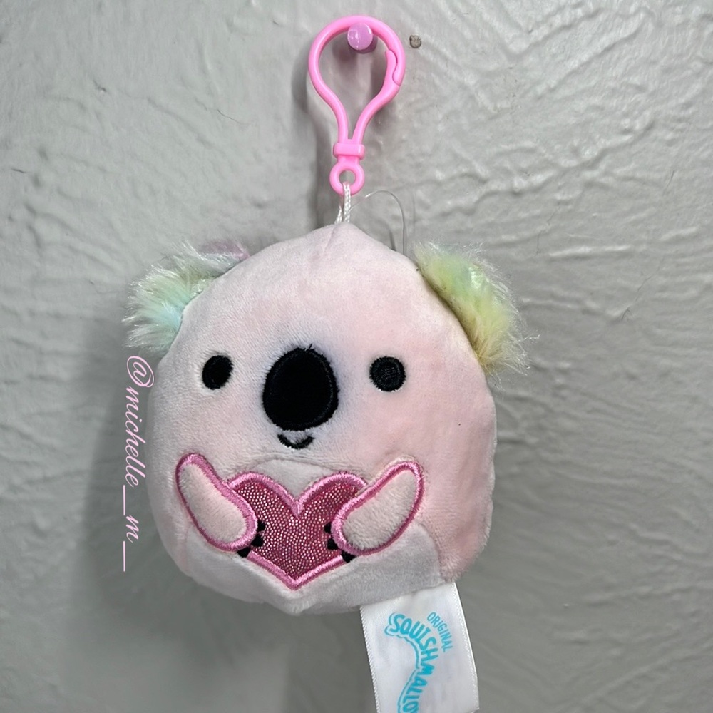 Squishmallows Kaelea the Pink Koala 3.5” Clip 2022 Walgreens